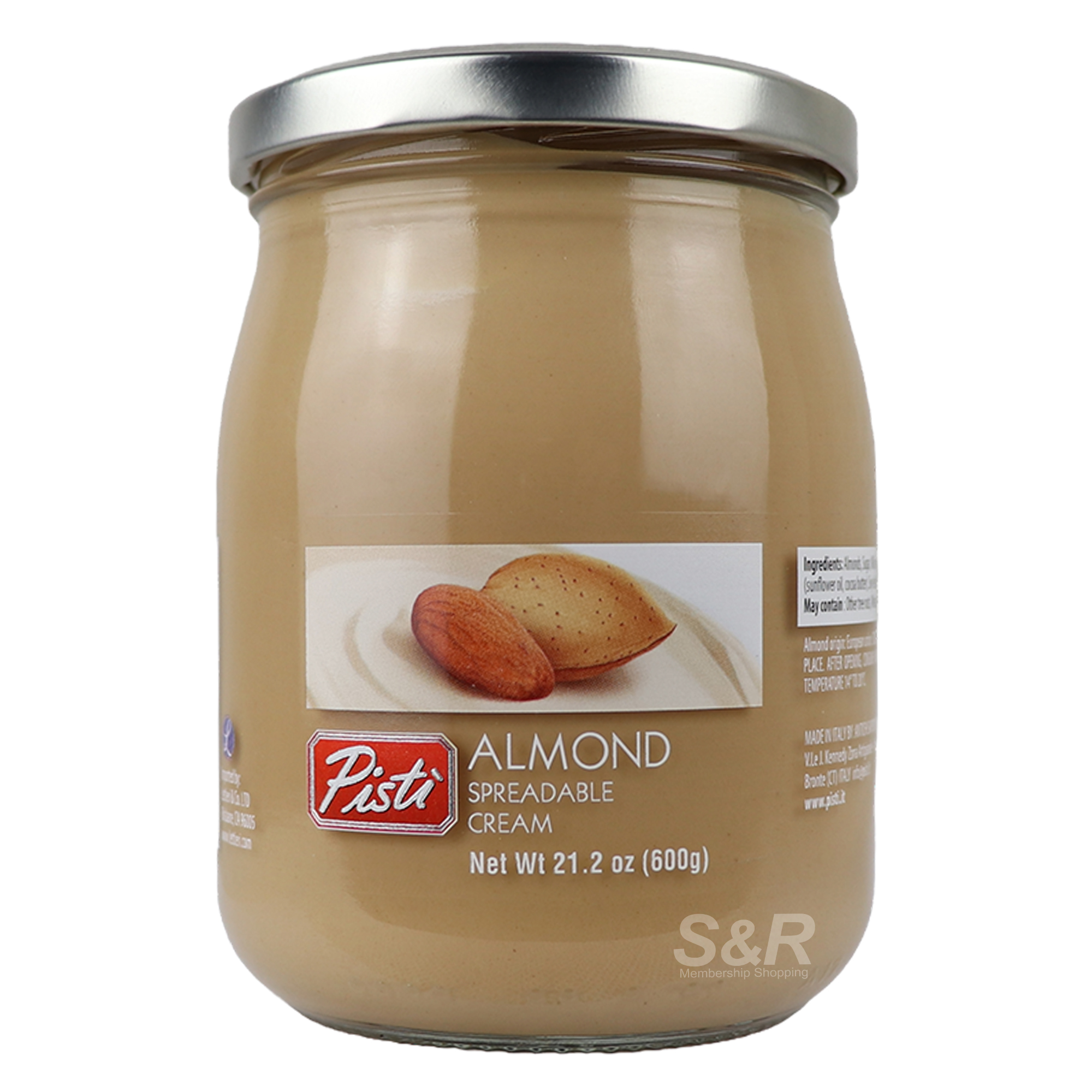 Pisti Almond Spreadable Cream 600g